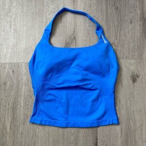Electric Blue Dfyne Impact Halter Size Medium